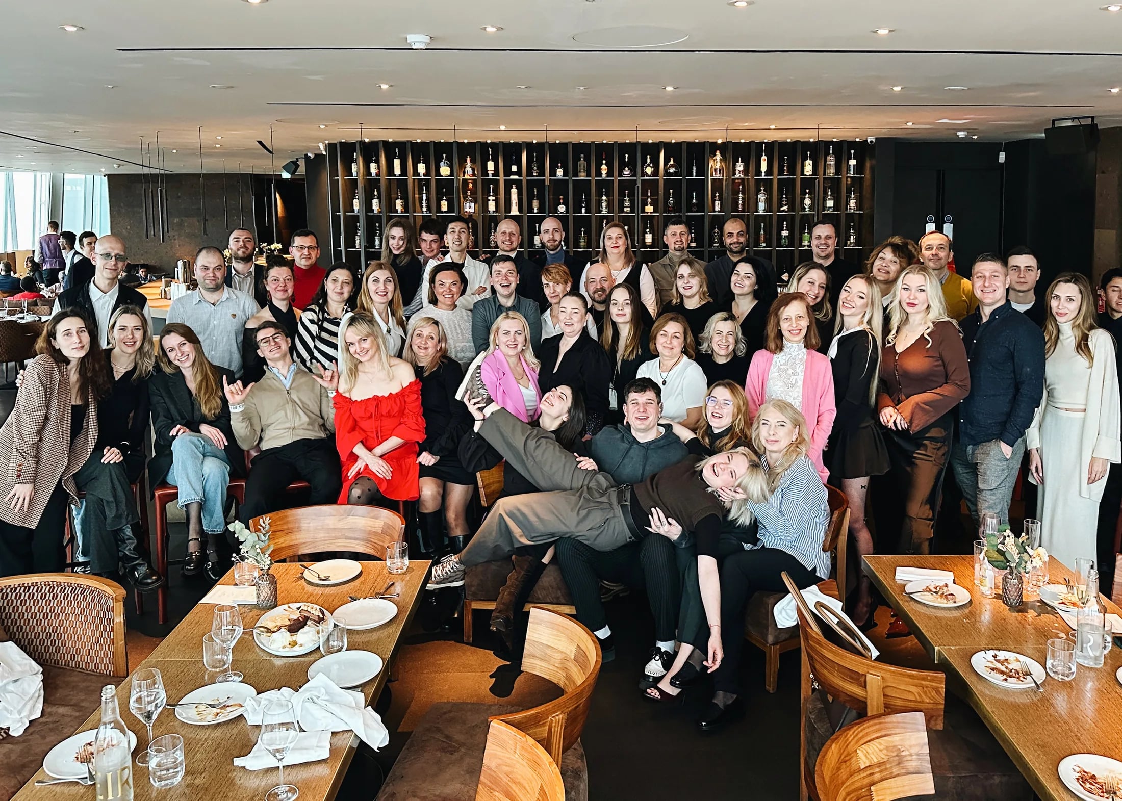 The ZIMA team together in Soho