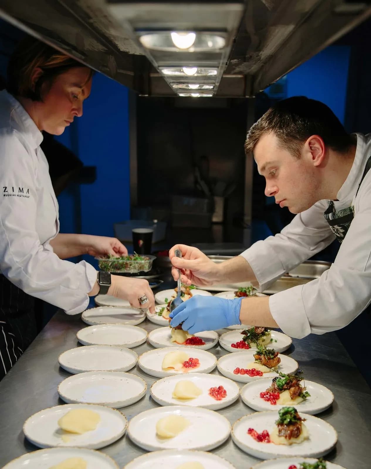 Sharing plates at ZIMA